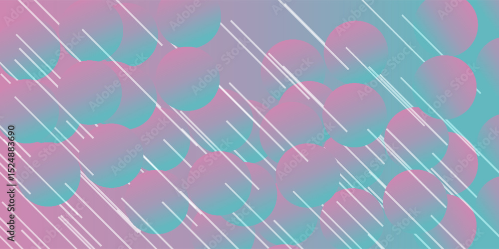 Poster abstract background with gradient orbs. vector illustration.vector eps 10