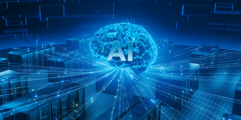 Artificial Intelligence Brain and Data Servers