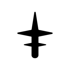 Airplane Silhouette Transparent PNG Illustration