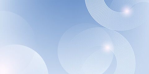 Abstract blue modern background with circle elements. Digital technology concept.
