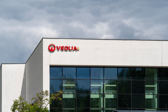 Warsaw, Poland - May 11, 2025: Veolia