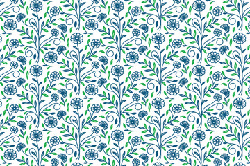 home textile one line design.seamless wrapping paper trendy floral.modern table top flower sketch.minimal texture fashion fabric print.doodle repeat pattern simplicity

