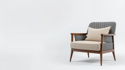 Fototapeta premium Elegant Modern Armchair for Stylish Living Spaces