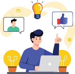 Single professional icon design for business use