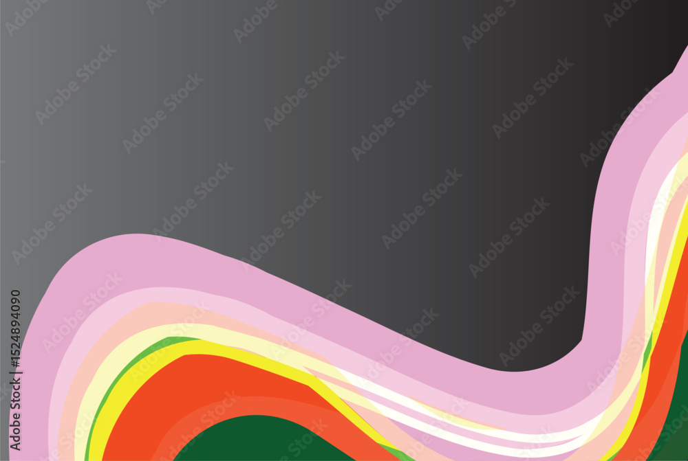 Poster colorful abstract smooth nshapes pattern, abstract colorful texture background