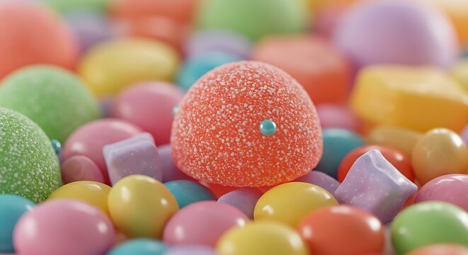 gummy candy red blue green purple orange candy powdered sugar glitter sequins bubbles colorful rainbow icing sweet sky dreamy gummy bears colorful gorgeous candy house lollipop marshmallow