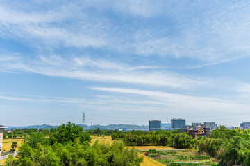 panorama of the city of vilnius