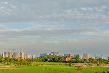 power station in the countryside