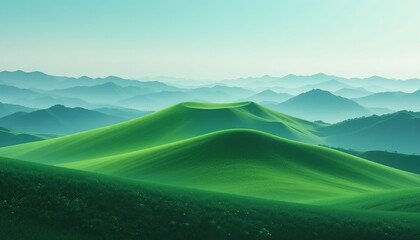 Rolling Green Hills Gif for Design Projects