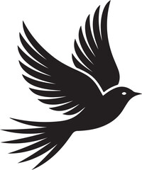 bird silhouette, flying bird vector, perched bird outline, feathered animal design, songbird sketch, avian profile image, bird in flight silhouette, beak and wings clipart,