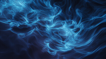 Fototapeta premium Deep blue swirling water patterns, an abstract dance of light and motion, evoking serenity and fluidity.