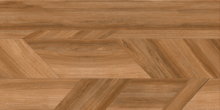 wooden floor texture Chevron pattern wood flooring. Oak and walnut parquet texture. Geometric seamless wooden floor design. Interior design element. Hardwood floor boards with brown natural surface