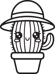 cactus illustration, desert plant silhouette, succulent vector, prickly pear graphic, saguaro cactus art, wild cactus shape, arid plant vector, dry land cactus, thorny plant silhouette, desert scene i