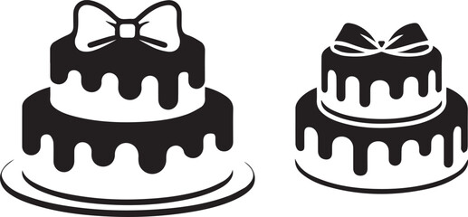 cake illustration, dessert silhouette, layered cake vector, birthday cake graphic, sweet treat shape, celebration cake art, wedding cake vector, pastry silhouette, icing cake design, chocolate cake il