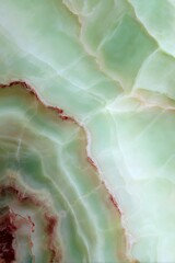 Green Onyx Marble Texture with Translucent Layers and Soft Natural Glow