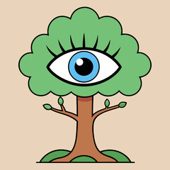 vector illustration of a tree