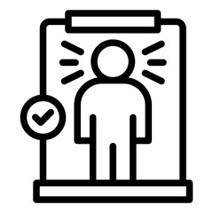 body scanner icon