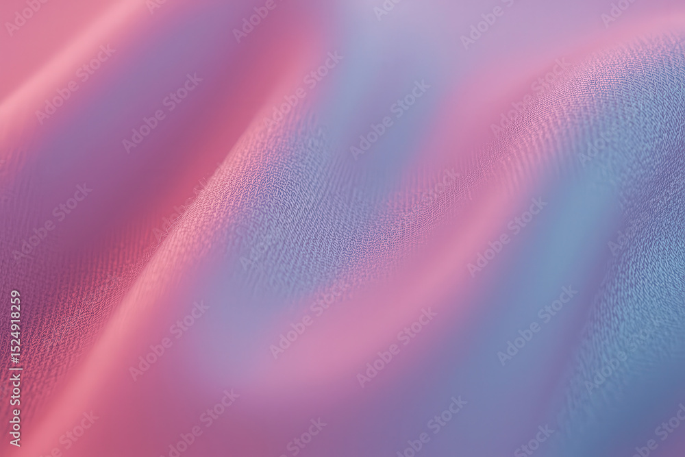 Aufkleber abstract pastel gradient background with soft waves and subtle texture in pink and blue hues design