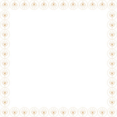 Mystic eye frame. Vector celestial prediction eye template for your text. Eye of Providence