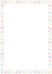 Jellyfish frame. Exotic underwater life template. Artistic frame with empty space for your text