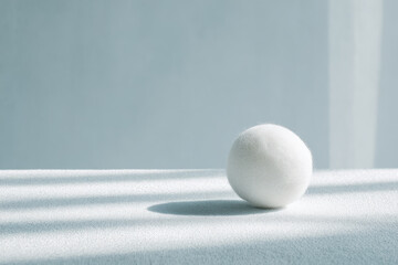 clean background with soft light illuminating single ultrabright object creating serene atmosphere