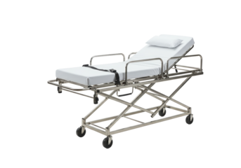 Isolated Medical Emergency Stretcher with Adjustable Height and Wheels