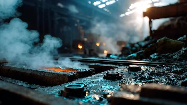 Industrial foundry process