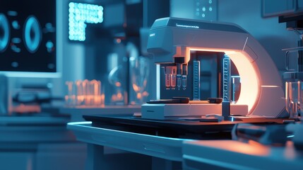 Obraz premium Advanced Medical Laboratory Equipment