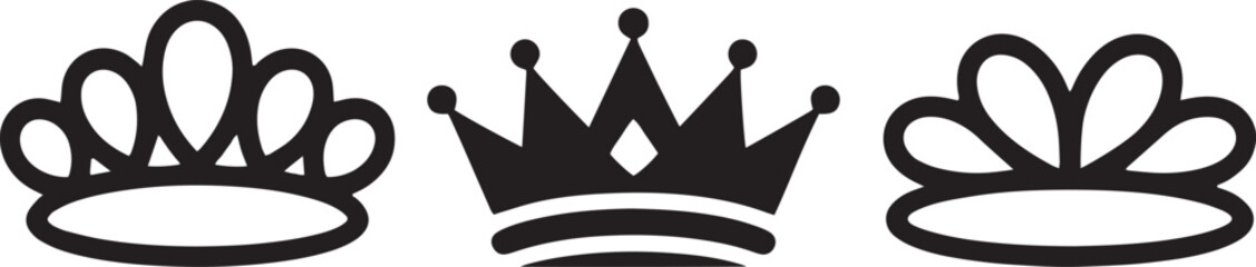 royal crown outline, king crown silhouette, queen tiara icon, elegant crown vector, regal headwear shape, royal accessory sketch, monarchy symbol art, luxury crown image, noble tiara silhouette