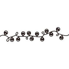 Round Bulb Christmas Ornament Doodle

