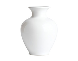 Elegant white ceramic vase for modern decor.