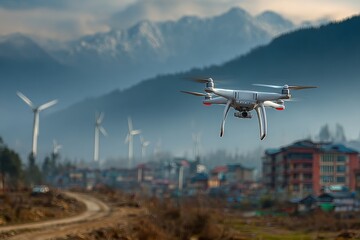 Enhancing sustainable energy ai-powered drone monitoring for efficient wind turbine management in clean technology environments