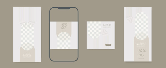 Clean White Minimalist Instagram Story Template Pack.