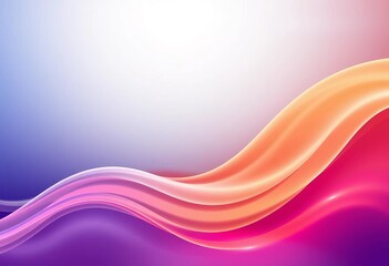 Obraz premium Abstract dynamic gradient wave banner, ideal for modern digital content, curve, digital