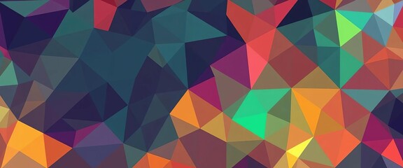 Obraz premium Abstract geometric triangle pattern brochure design template, flyer, stylish