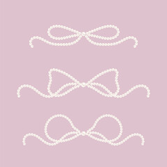 Pearl Ribbon Element