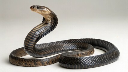 Forest Cobra on studio background