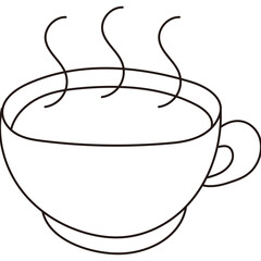 Steaming Hot Drink Doodle

