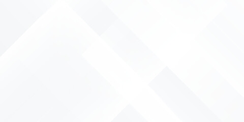 Abstract white rectangles shape and High speed digital hi tech concept on soft white background