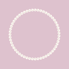 Pearl Circle Frame
