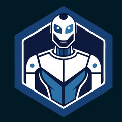 design logo icon mascot  futuristic illustration robotic