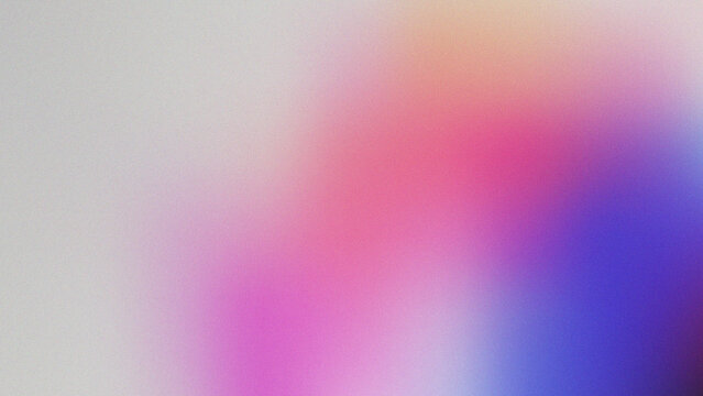 Blue magenta gray modern abstract background with colorful gradient soft blur line wave grainy mesh shimmer glow and watercolor paper splash. Bright and vibrant design. Christmas Birthday.