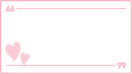 Romantic Quote Frame