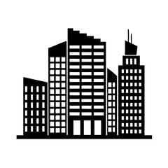 Obraz premium city buildings vector illustration