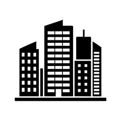 Obraz premium city buildings vector illustration