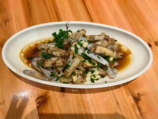 razor clam
