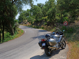 Obraz premium France Provence à moto