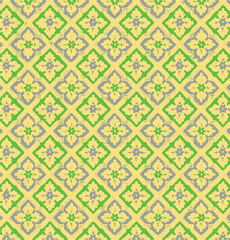 Geometric floral set of seamless patterns. Gold and white vector backgrounds. Simple illustrations