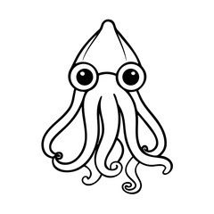funny cartoon octopus