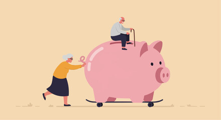 businessman saving money